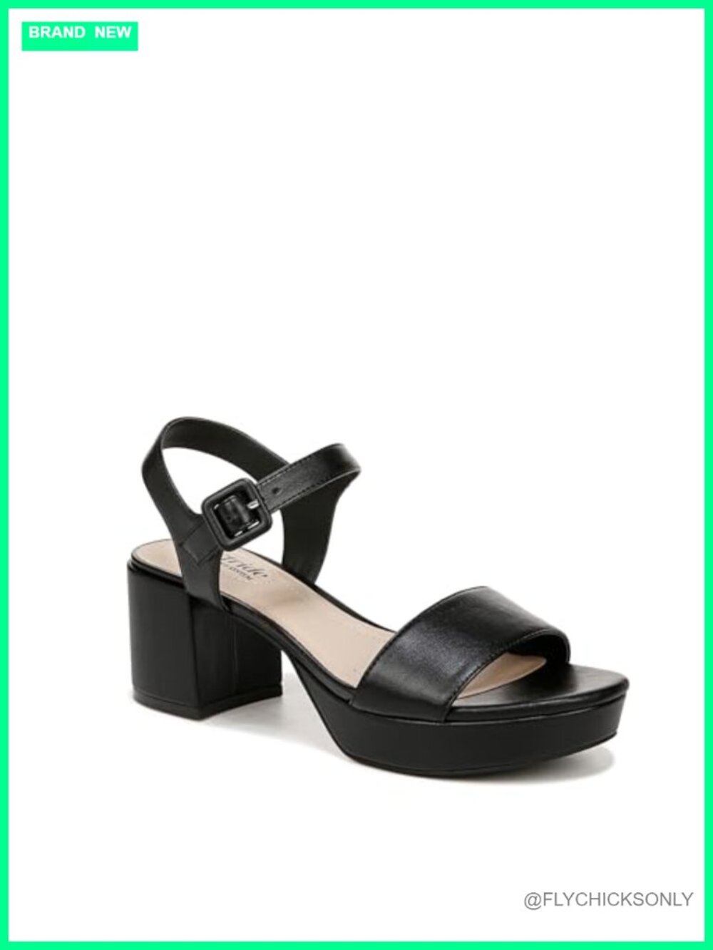 Faux Leather Platform Strappy Heeled Sandals